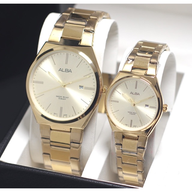 Jam tangan couple alba rantai pasangan rantai