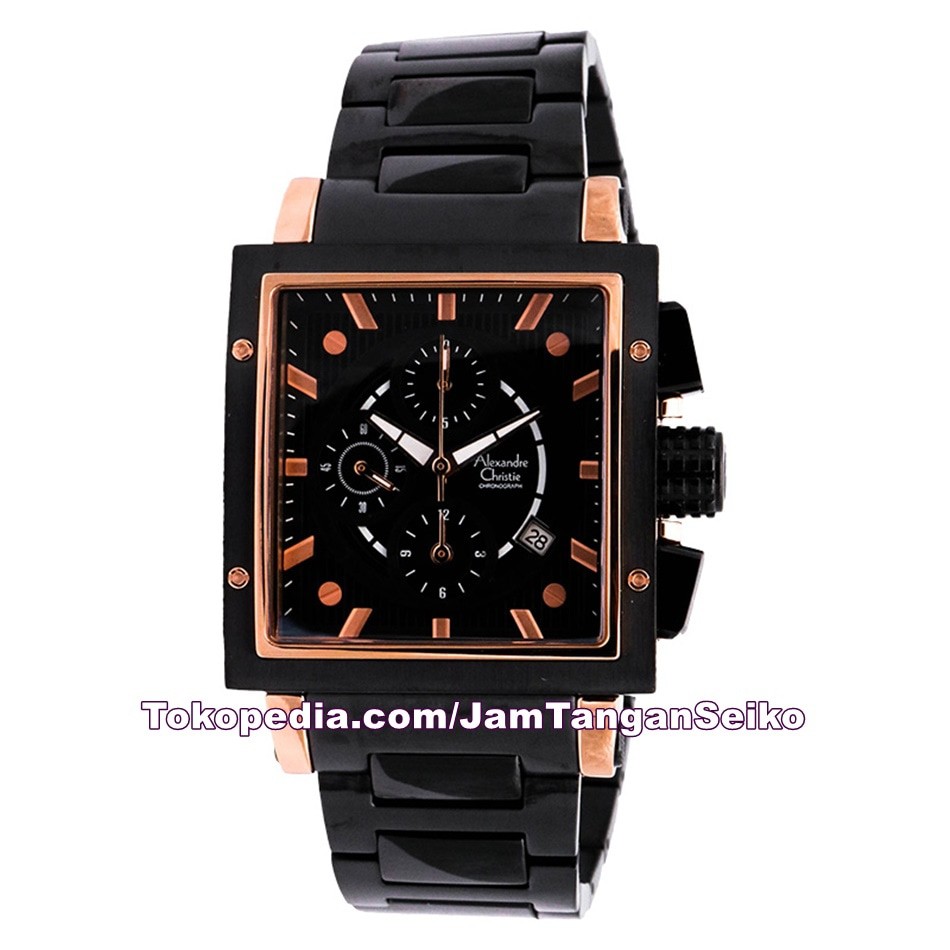 Jam Tangan Pria Alexandre Christie AC 6182 MC BBRBA Original Stainless