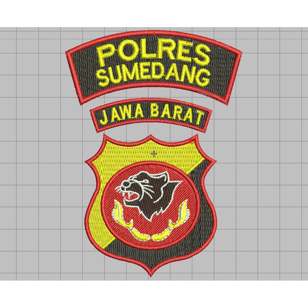 Logo2 Bordir Tni Polri Format Emb