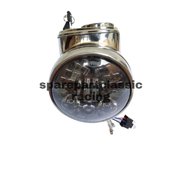 lampu cb twin custom kunci kontak spido dan daymaker 16 led