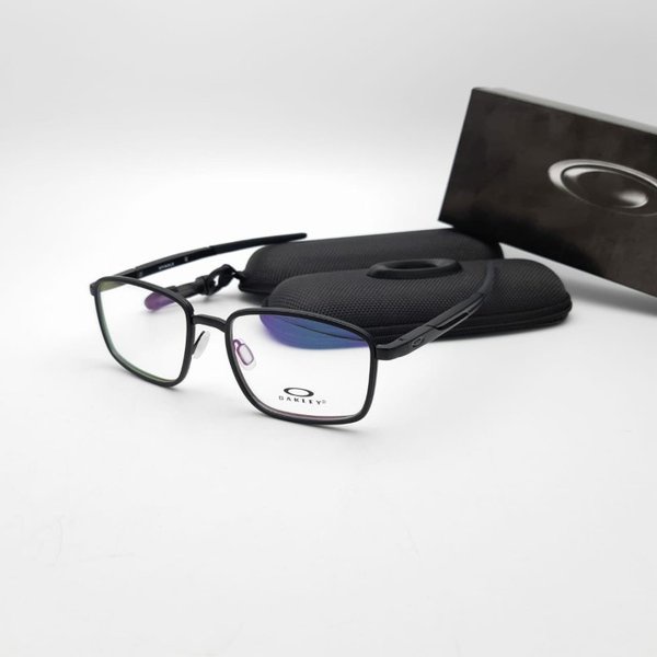 frame kacamata minus anti radiasi oakley spindle black