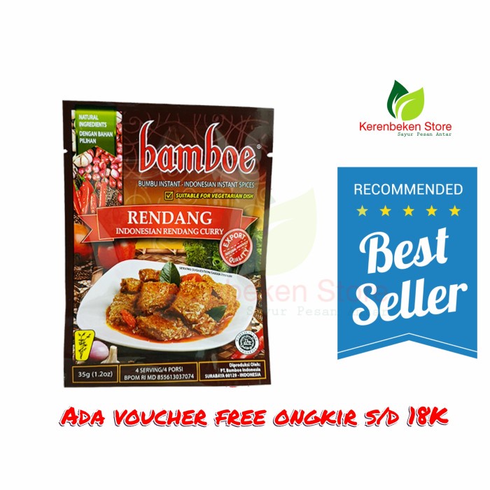 

bamboe bumbu instan rendang 35gr