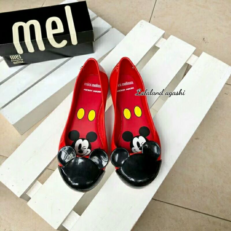 Sepatu mel melissa mickey and friends RED /sepatu melissa mel/sepatu melissa mickey