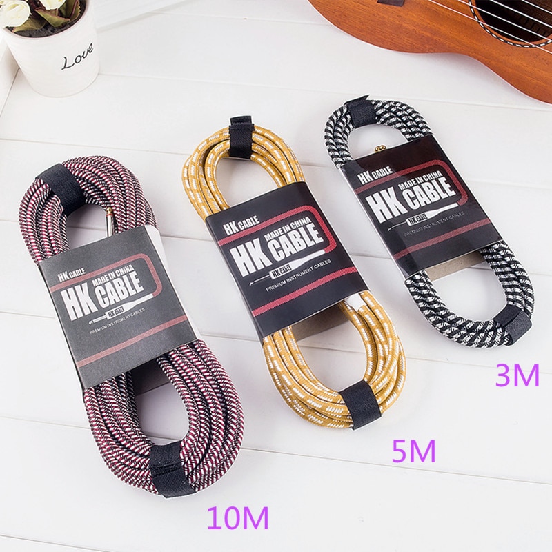 ⭐ready⭐ Kabel Gitar Listrik / Kabel Kawat / Kabel Bass Terlindung Untuk Amplifier Aksesori