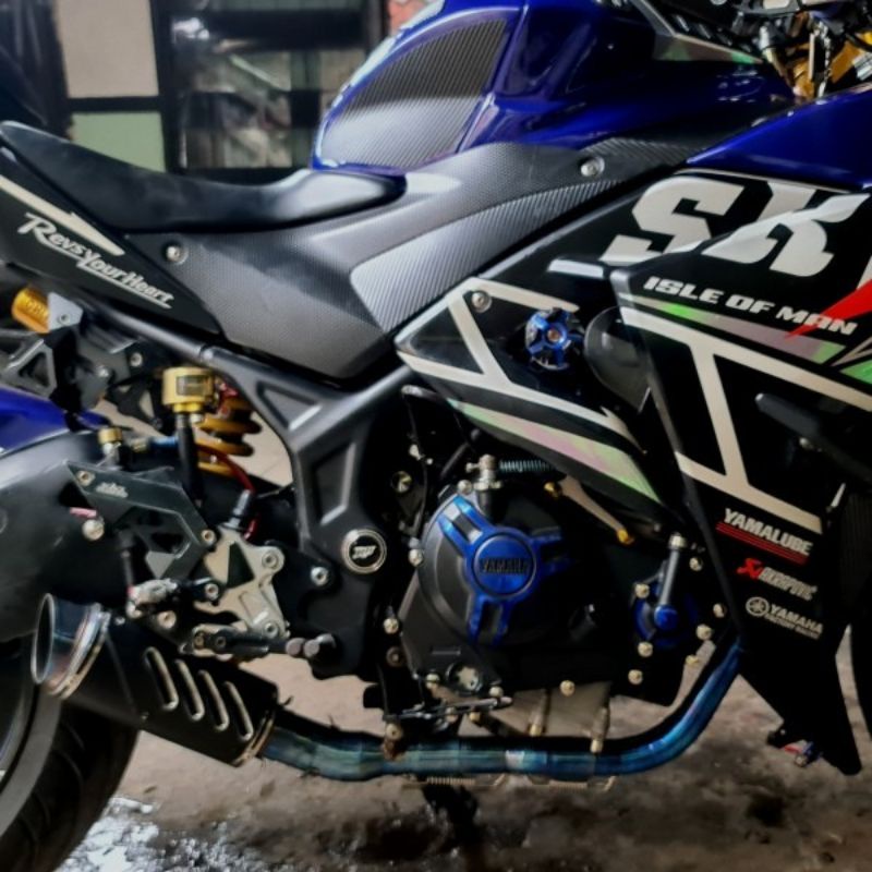Yamaha MT25 / R25 — Header Underbelly · Blue — foto 5