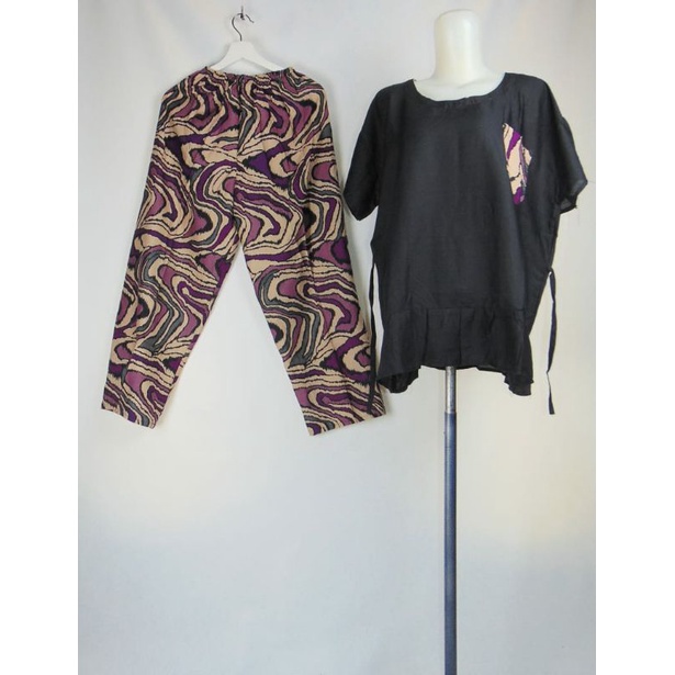 SETCEL JUMBO REMPEL XXL/SETELAN CELANA PANJANG XXL/SET BABBYDOLL XXL/PIYAMA XXL/BAJU TIDUR-G06