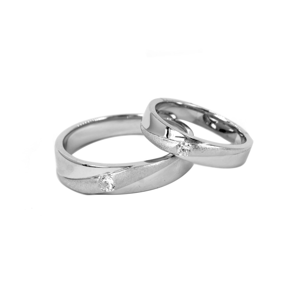Dparis cincin pasangan silver RP25026