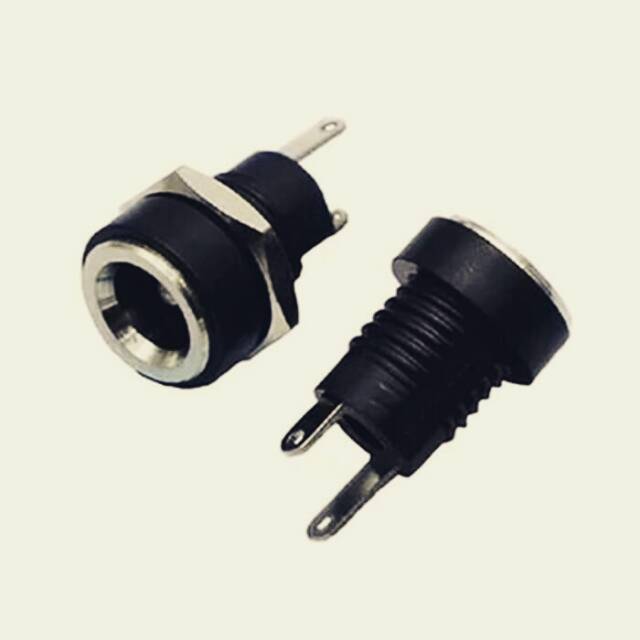 Soket DC Female Mount Panel Box 2 Pin