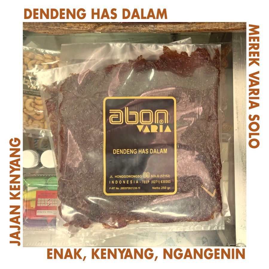 

Dendeng Has Dalam Dendeng Sapi Abon Varia Solo