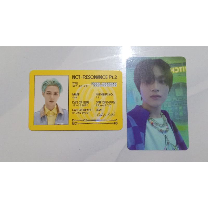 haechan digipack & Id card Kun  *booked