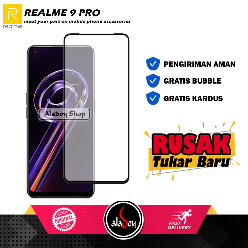 Tempered Glass Realme 9 Pro Anti Gores Layar Screen Protector