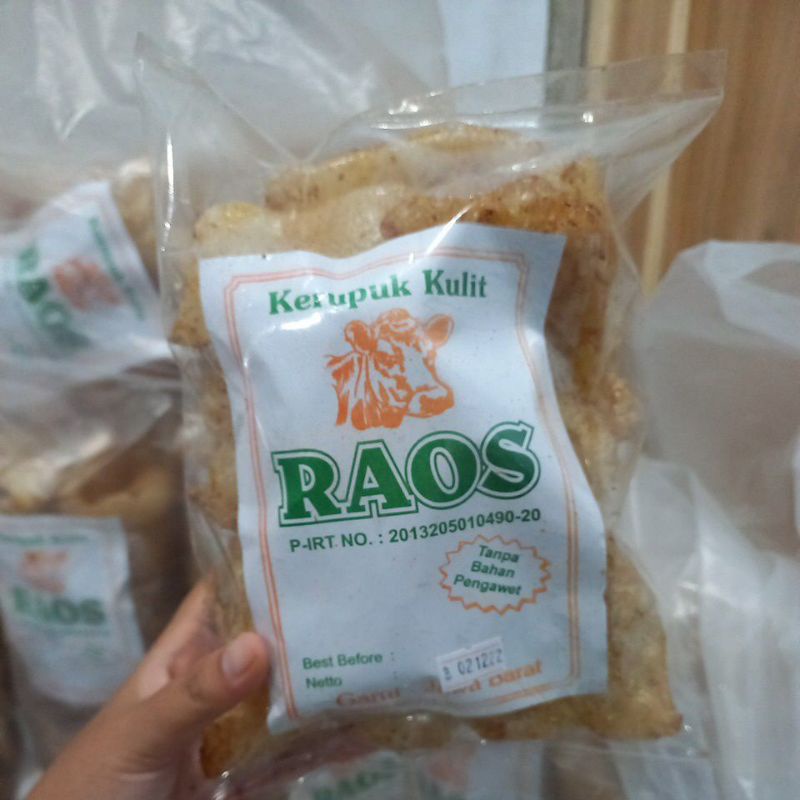 

kerupuk kulit sapi/kerbau raos (ori)
