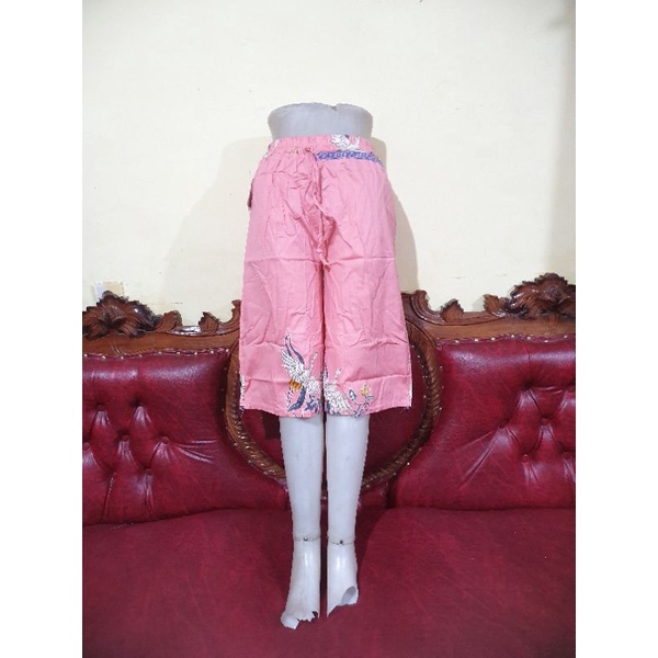 Celana Kulot Batik Dan Bunga / Pendek 7/8 Dewasa Fit to L s/d XL Bahan Katun Stretch-Motif 26