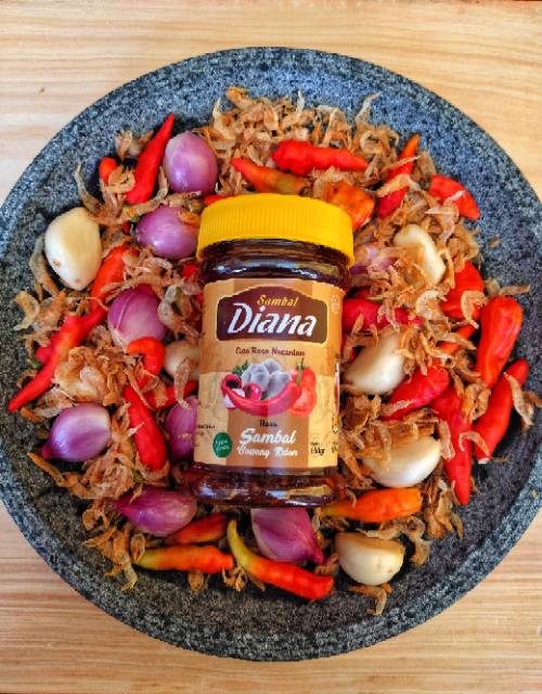 

Sambal Diana Bawang Rebon Dower Asli Rawit 170 gram