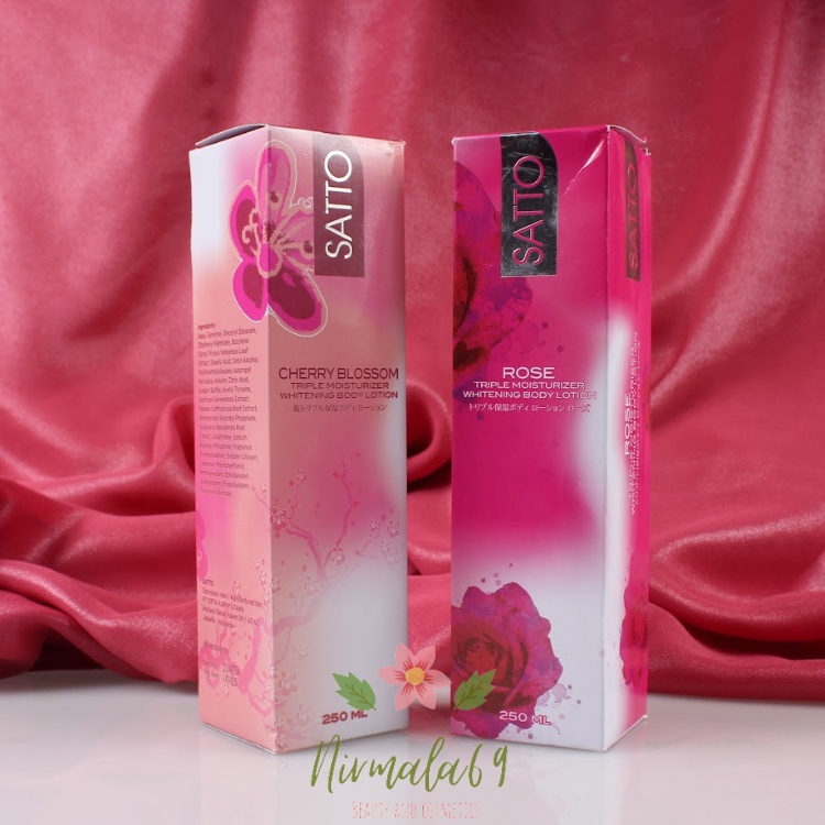 Satto Triple Moisturizer Whitening Body Lotion 250ml/Body Lotion/Bodi Losion/Body Lotion Pencerah ku