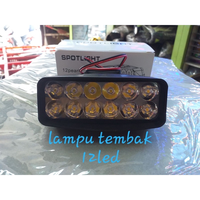 lampu tembak 12led lights super terang