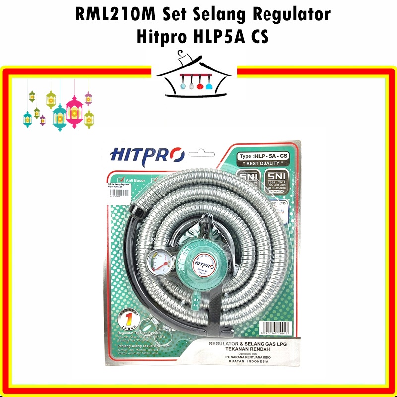 RML210M Set Selang Regulator Hitpro Gascomp