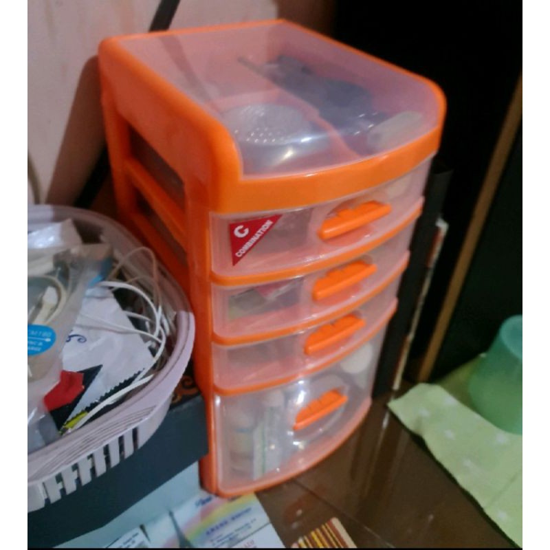 LACI MINI SUSUN 5 SHINPO 344 C5 / RAK CONTAINER CD / LACI DVD PLASTIK / KOTAK OBAT P3K