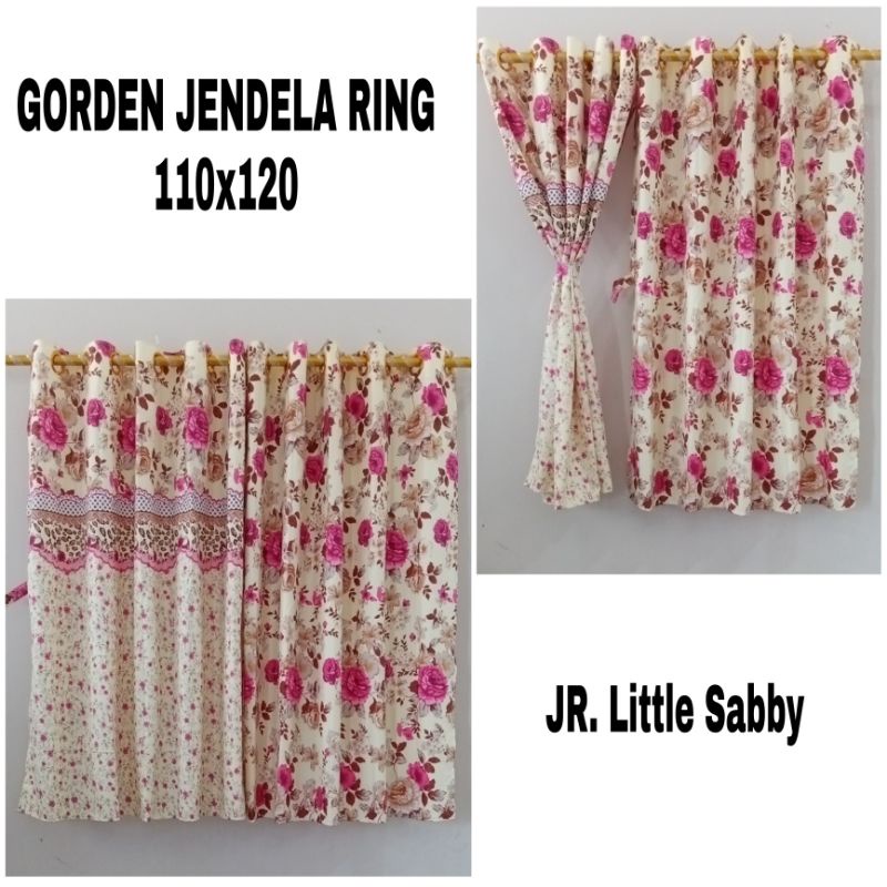 Gorden jendela pendek ring kamar