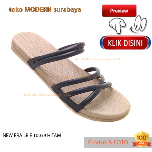 Sandal wanita casual sandal slide karet murah NEW ERA LB E 10039