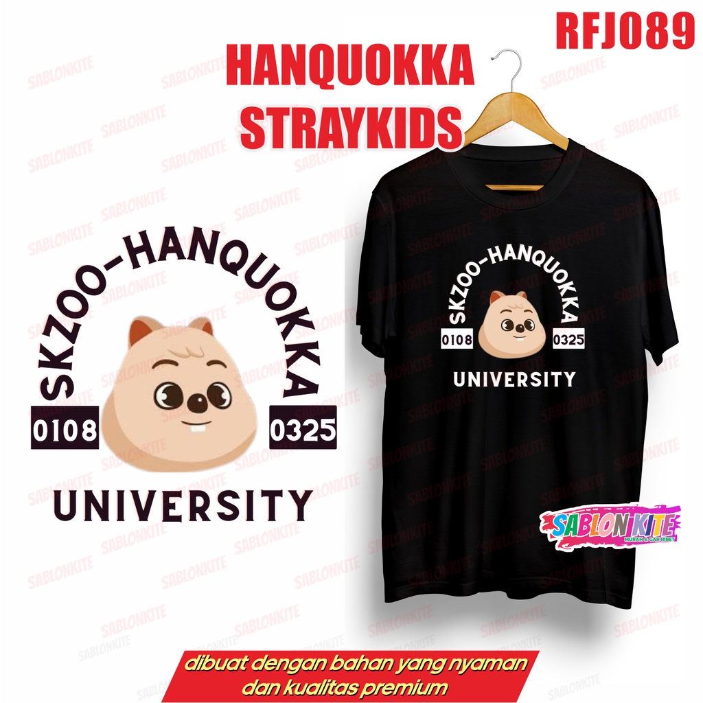 MURAH!!! KAOS SKZOO STRAYKIDS RFJ089 LEEBIT DLL UNISEX