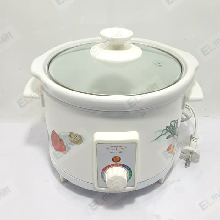 MASPION Slow Cooker 2L MSC-1820 / MSC1820 Pemasak Lambat 2 liter