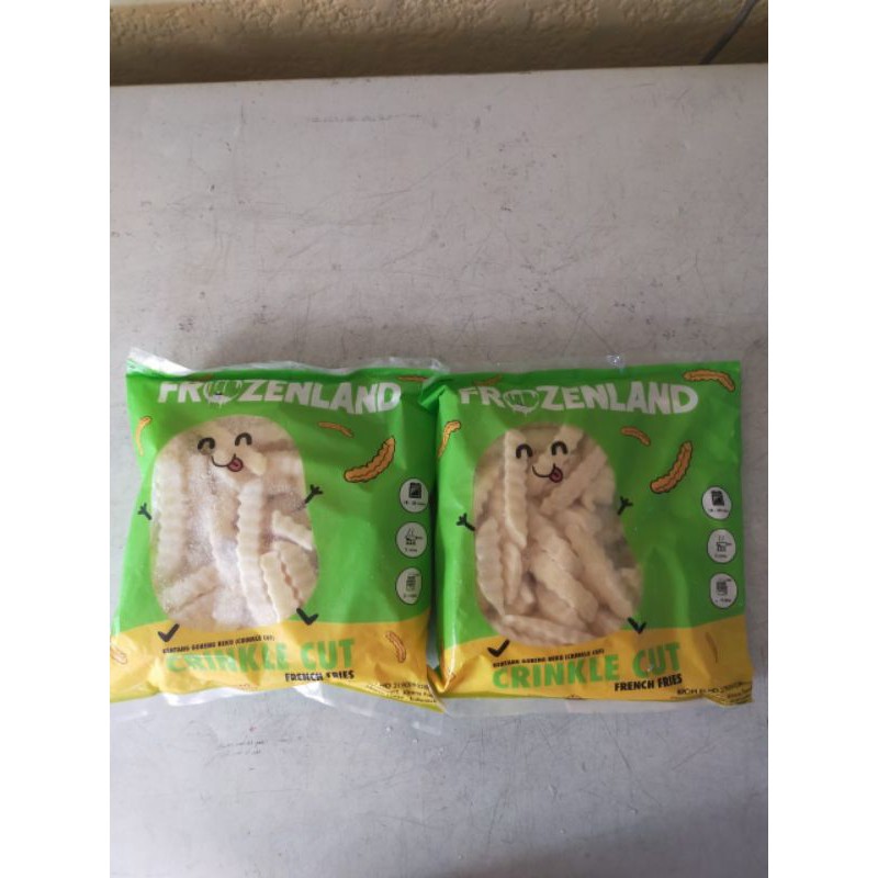 

frozenland kentang 500g crinkle cut