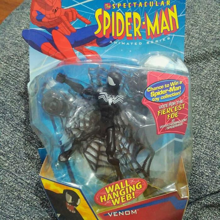 Jual The Spectacular Spider Man Black Costume Spiderman Not Venom Hasbro Diskon Shopee Indonesia - spectacular spider man roblox id