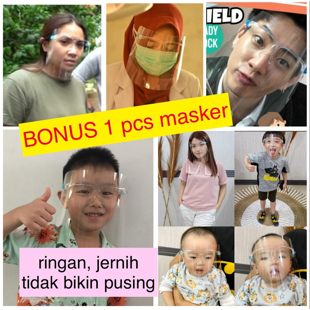 READY face shield pelindung wajah Murah Bandung