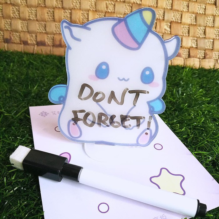 

Set Post it akrilik + spidol - bisa dihapus dan dipajang - Unicorn
