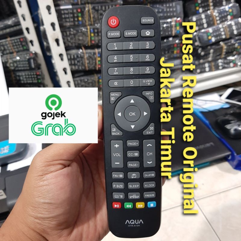 REMOTE REMOT TV AQUA LED HTR-A10H ORIGINAL ASLI