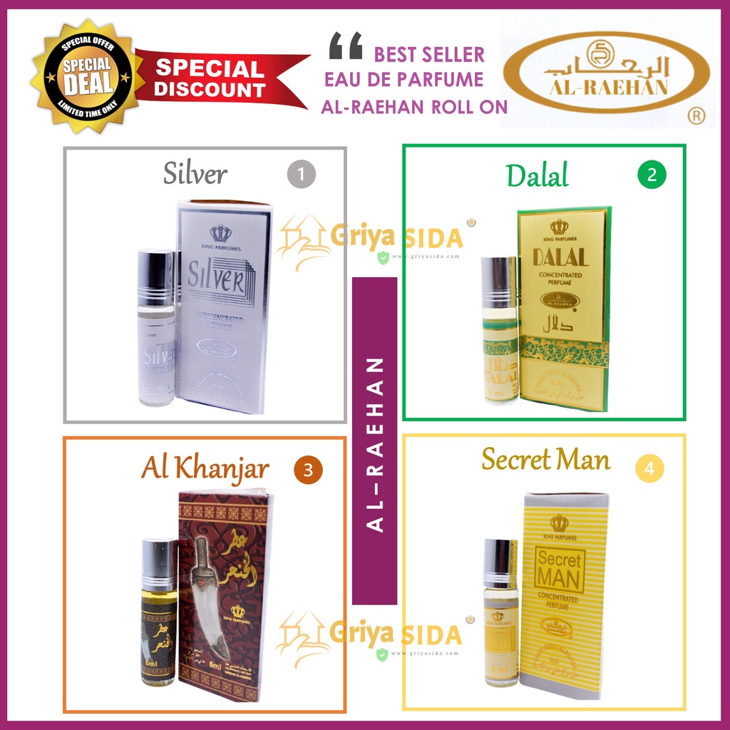 Parfum al raehan 6ml aroma minyak wangi mirip al rehab bisa campur Harga grosir PROMO!! alraehan