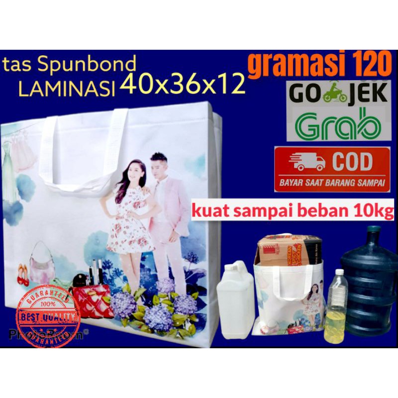 

GROSIR PREMIUM JUMBO Tas Spunbond Kain Goodie Bag