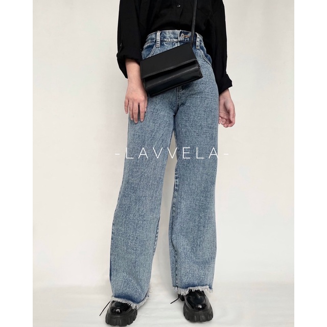 HARPER HIGH WAIST JEANS PANTS LAVVELA