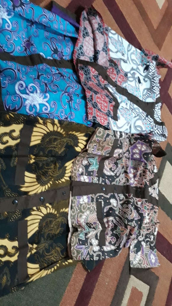 Set Piyama Anak Usia 8-9-10-11-12 Tahun, Kimono Batik Anak