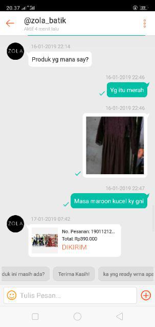 Zola_batik Couple Gamis Brokat Lengan Panjang Anami Couple