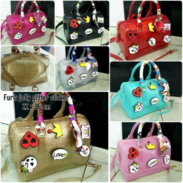 

Furla sticker glitter 22x16cm