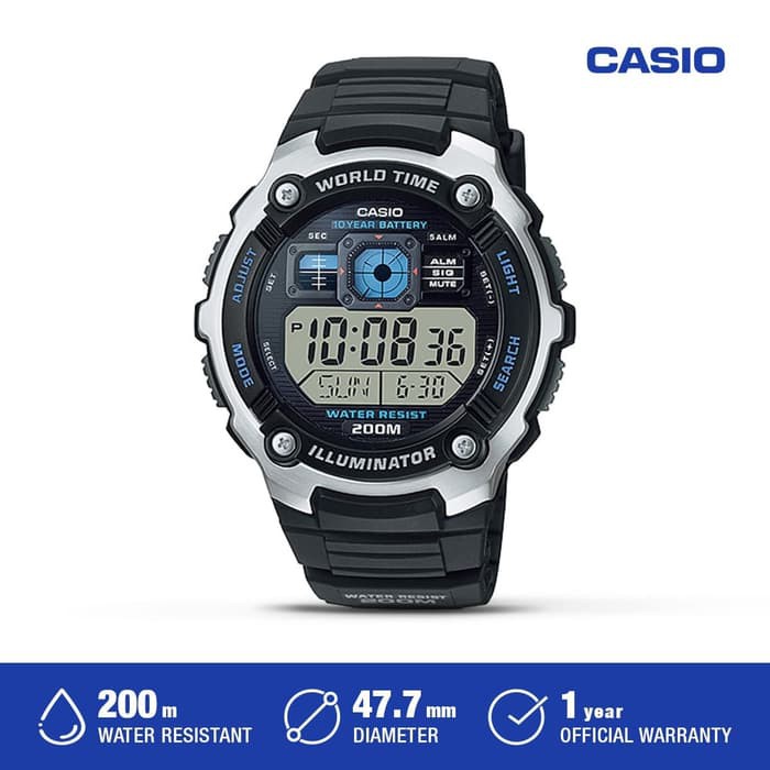 Casio Jam Tangan Pria AE-2000W-1AVDF