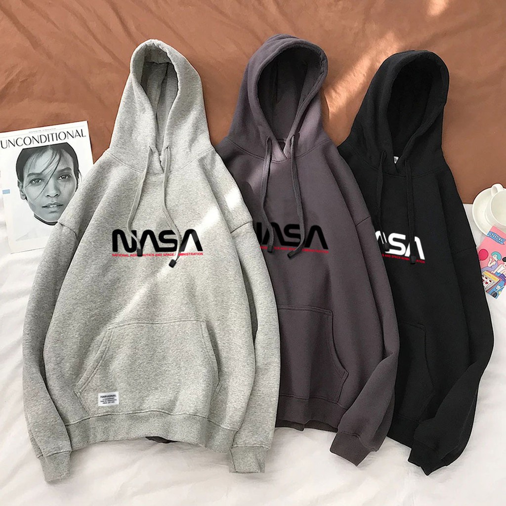 Parisdivarious Sweater Hoodie Jemper Nasa fleece Premium Size S - XL