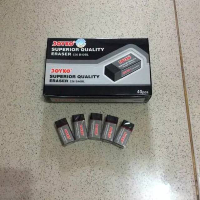 

Penghapus Pensil Kecil JOYKO B40 Hitam / Pencil Eraser Joyko