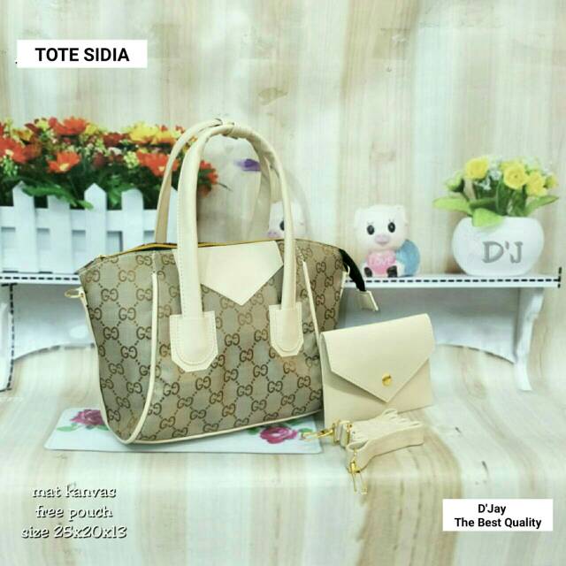 Tas fashion wanita cantik 2in1 lily/tas murah meriah