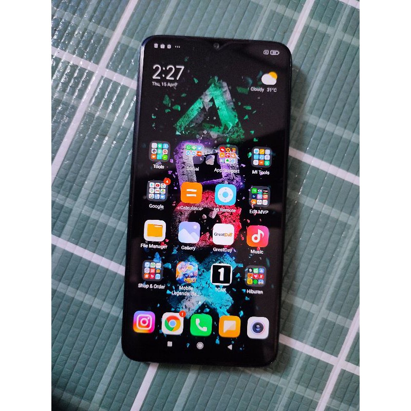 Xiaomi Redmi Note 8 pro 6/128 BEKAS / SECOND GARANSI RESMI TAM