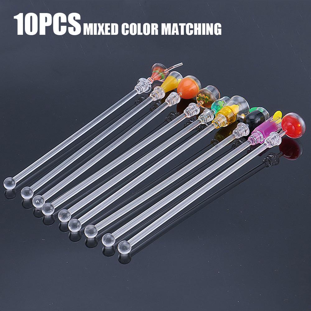 [Elegan] Stirring Stick Party 10Pcs /set Anggur Dapur Agitator Cocktail Stirrer Pengaduk Minuman