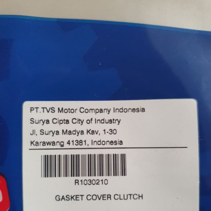 Packing Kopling Neo/rockz TVS ( gasket cover clutch )