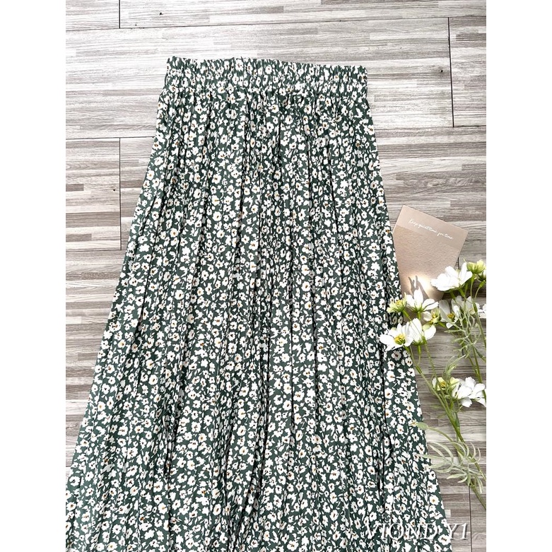 rok plisket/rok panjang korea/rok hijab/skirt wanita