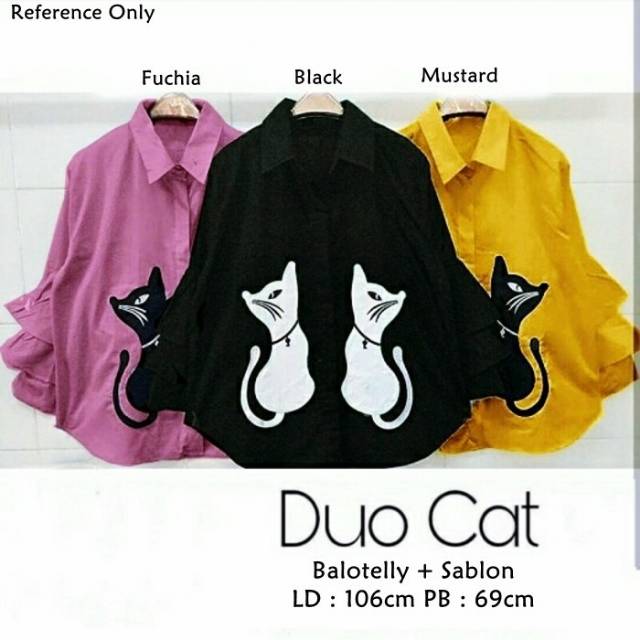 

Duo Cat | Fancy Blouse | 6 Warna