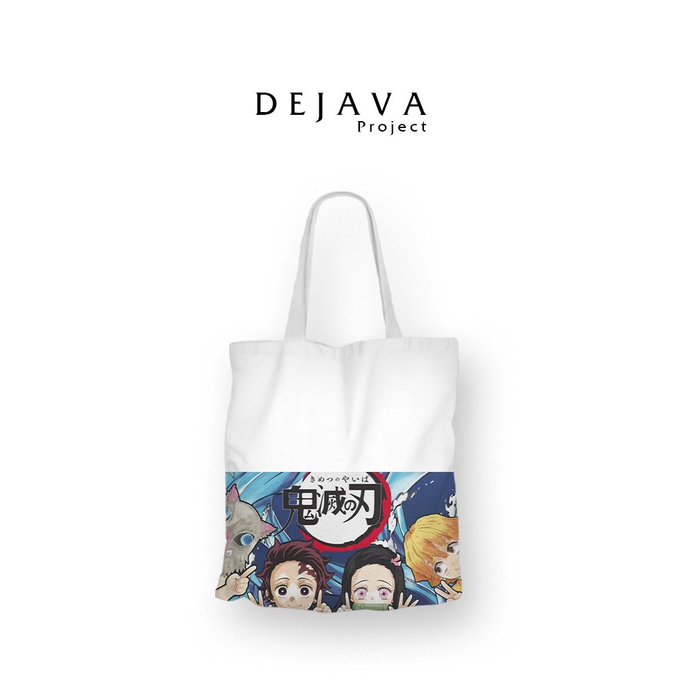 TERBARU TOTEBAG KANVAS ORIGINAL DEJAVA TOTEBAG KANVAS TERBAIK ANIME DEMON SLAYER