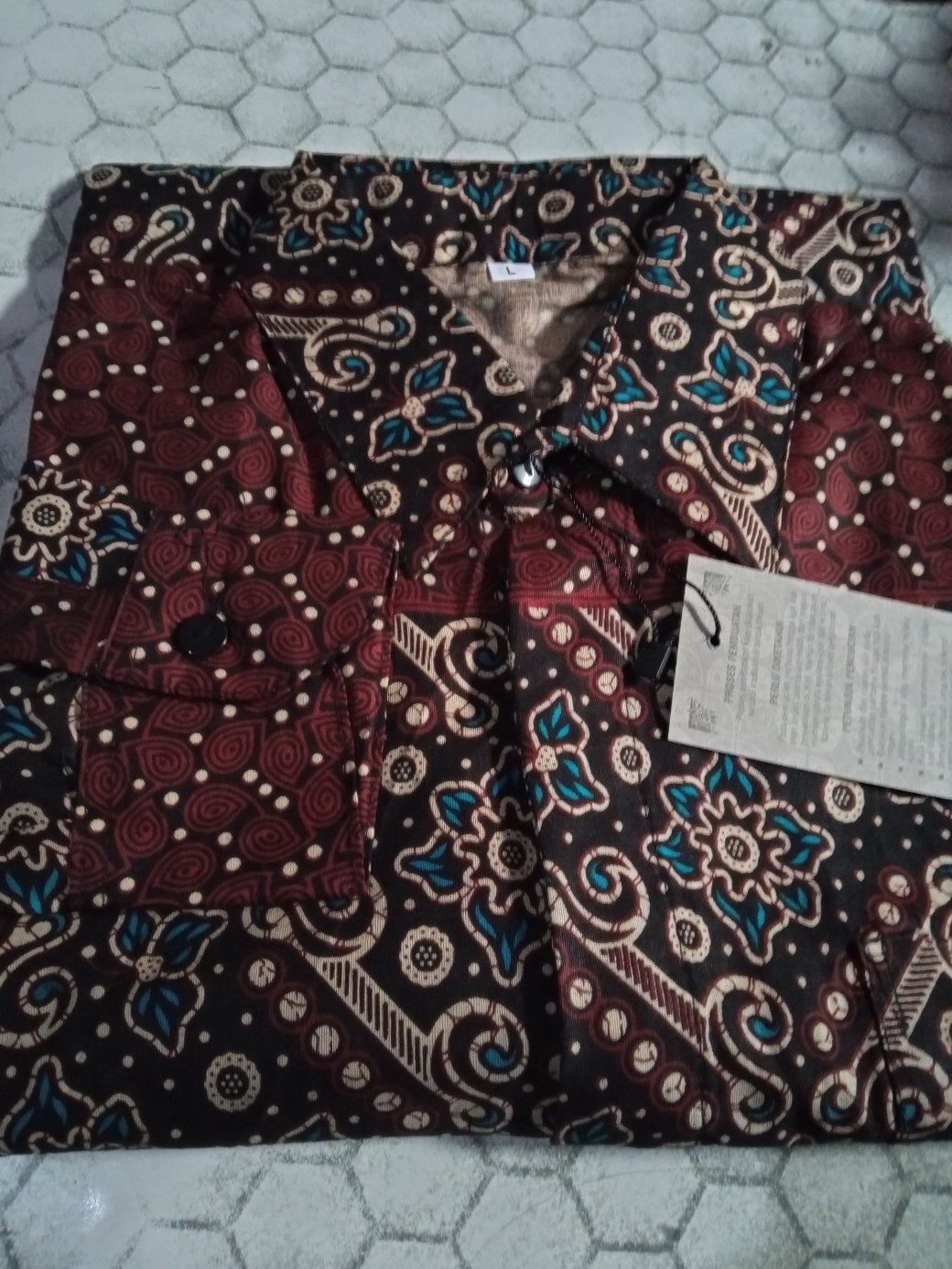 Kemeja Batik Pria Lengan Panjang  Size M L Xl Xxl  Batik Pekalongan