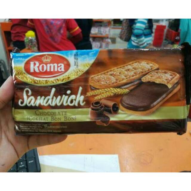 

Roma Sandwich Coklat 216gr