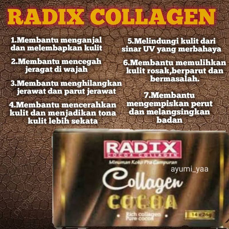 RADIX COLLAGEN HPA PAK HAJI ORIGINAL